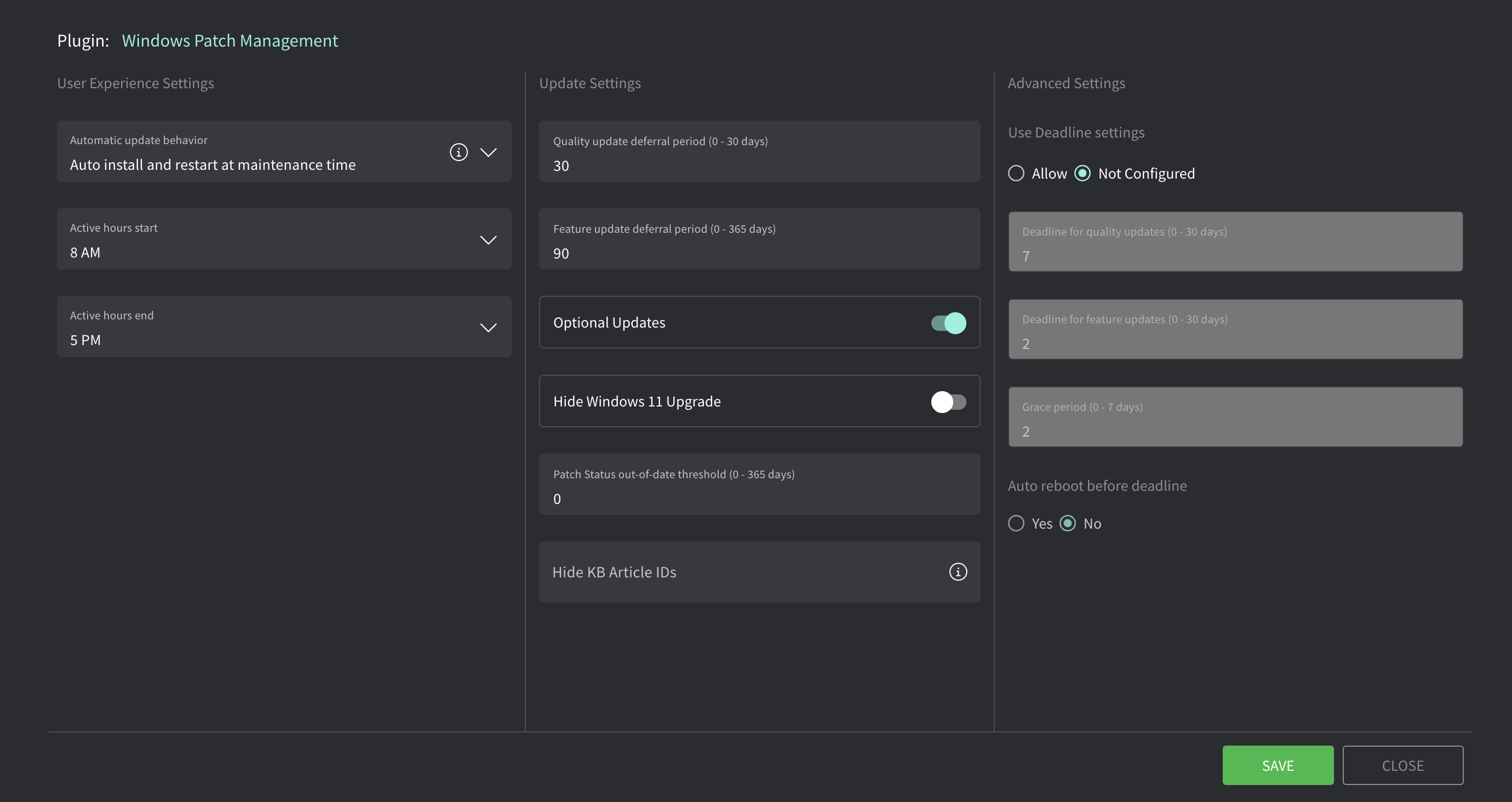 Automate updates with Windows Patch Management - Gorelo Documentation